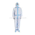 ppe full body isolation protection suit disposable coverall